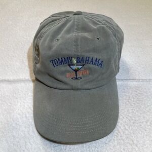 Tommy Bahama Relax Hat Tiki Strap Back Cap Vacation Bar None Martini Cocktail‎
